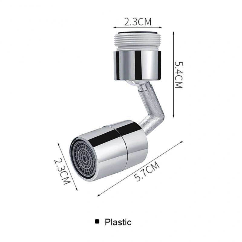 Universal Splash-proof Outer Joint Swivel Faucet with 360° Rotation