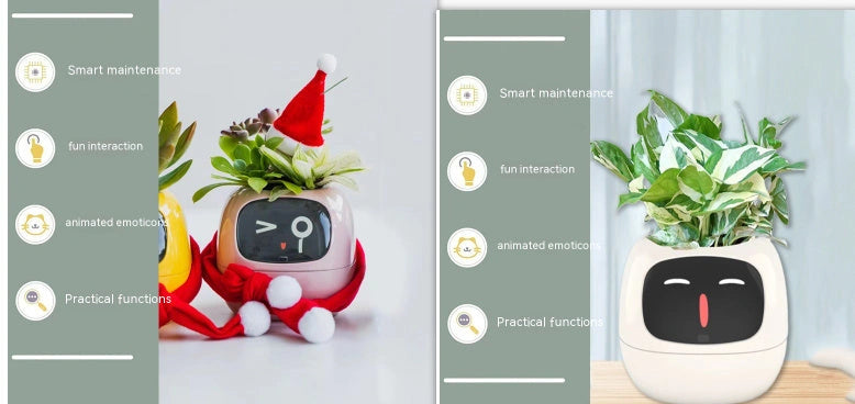Smart Planter with 7 Sensors and AI for Easy Plant Care