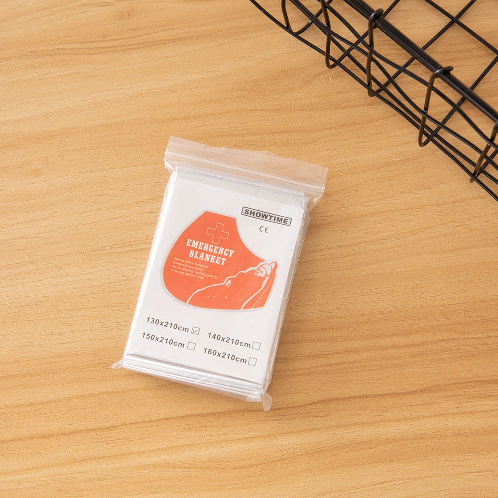 Double-sided Silver Emergency Blanket for Outdoor Survival