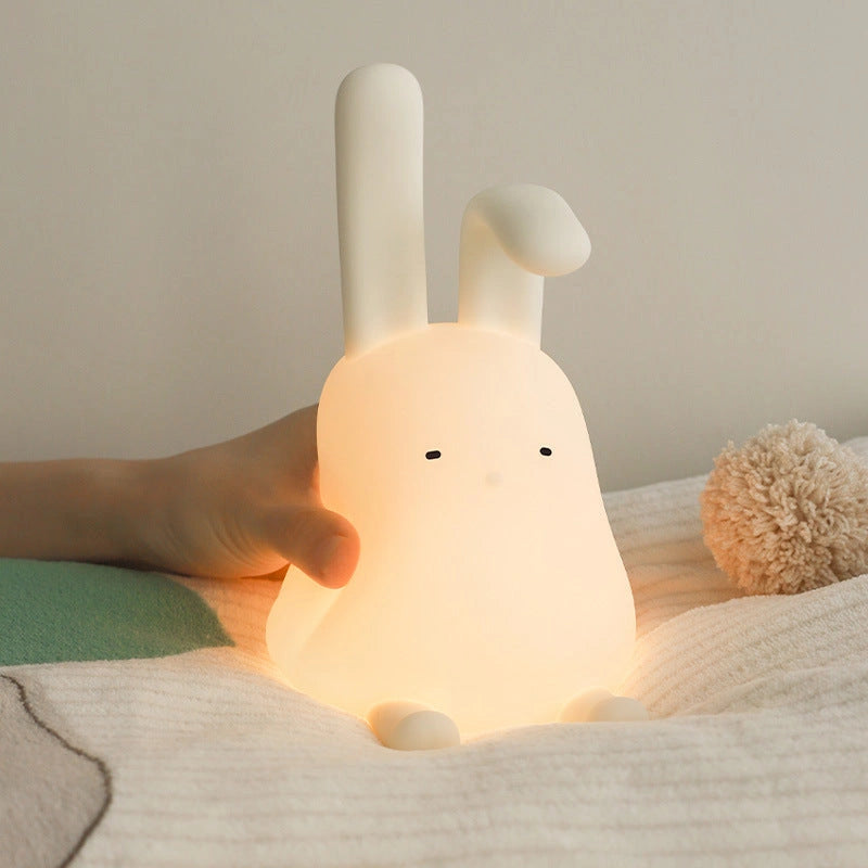 Dimmable Rabbit Mood Light with USB Charging for Children
