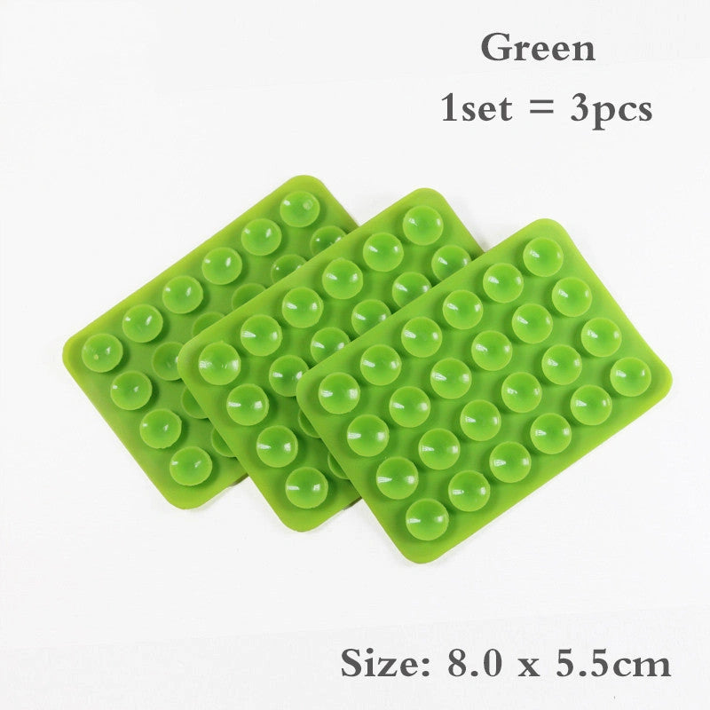 24 Grain Square Silicone Suction Cup for Mobile Phone Holster