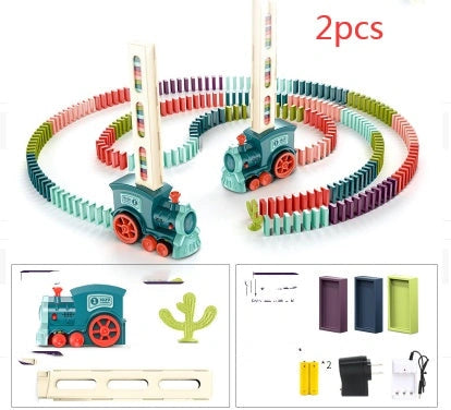 Automatic Licensing Dominoes Electric Train Set for Infants