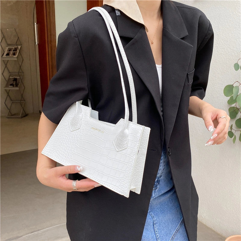 Stylish PU Small Square Shoulder Bag for Spring and Summer