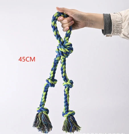 Durable Rope Knot Dog Toys for Large Breeds Dental Chew and Tug Play