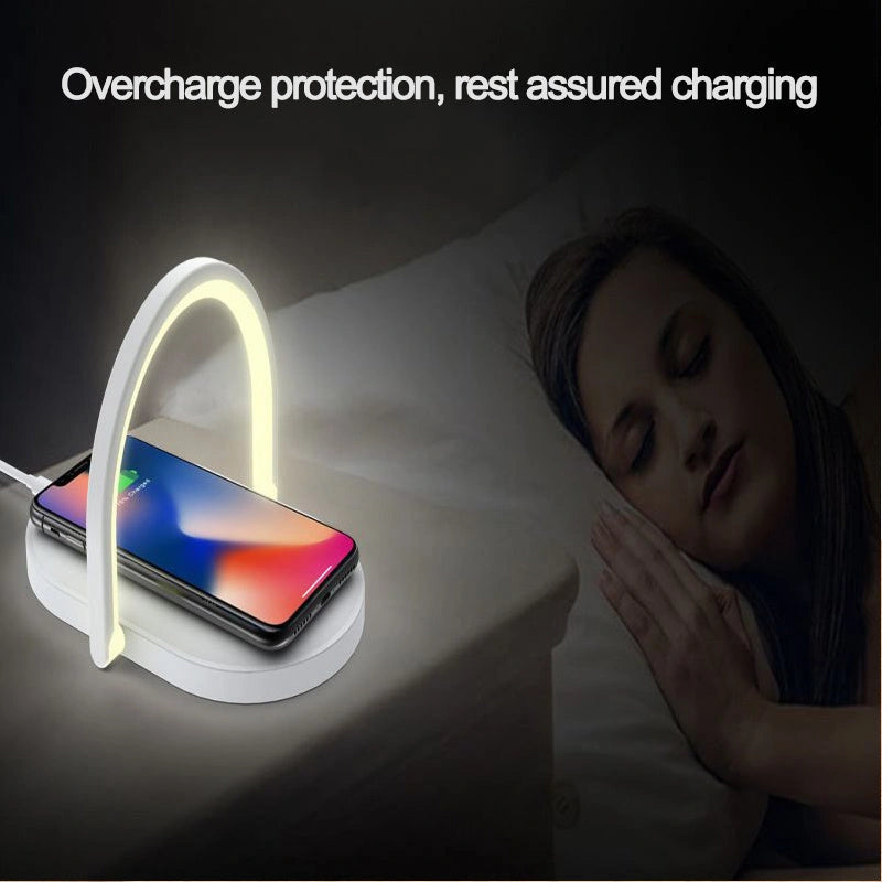 Foldable Wireless Charger with Adjustable LED Night Light