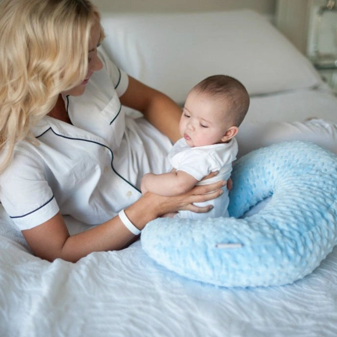 U-shaped Nursing Pillow Pillowcase in Coral Fleece with Multiple Colour Options