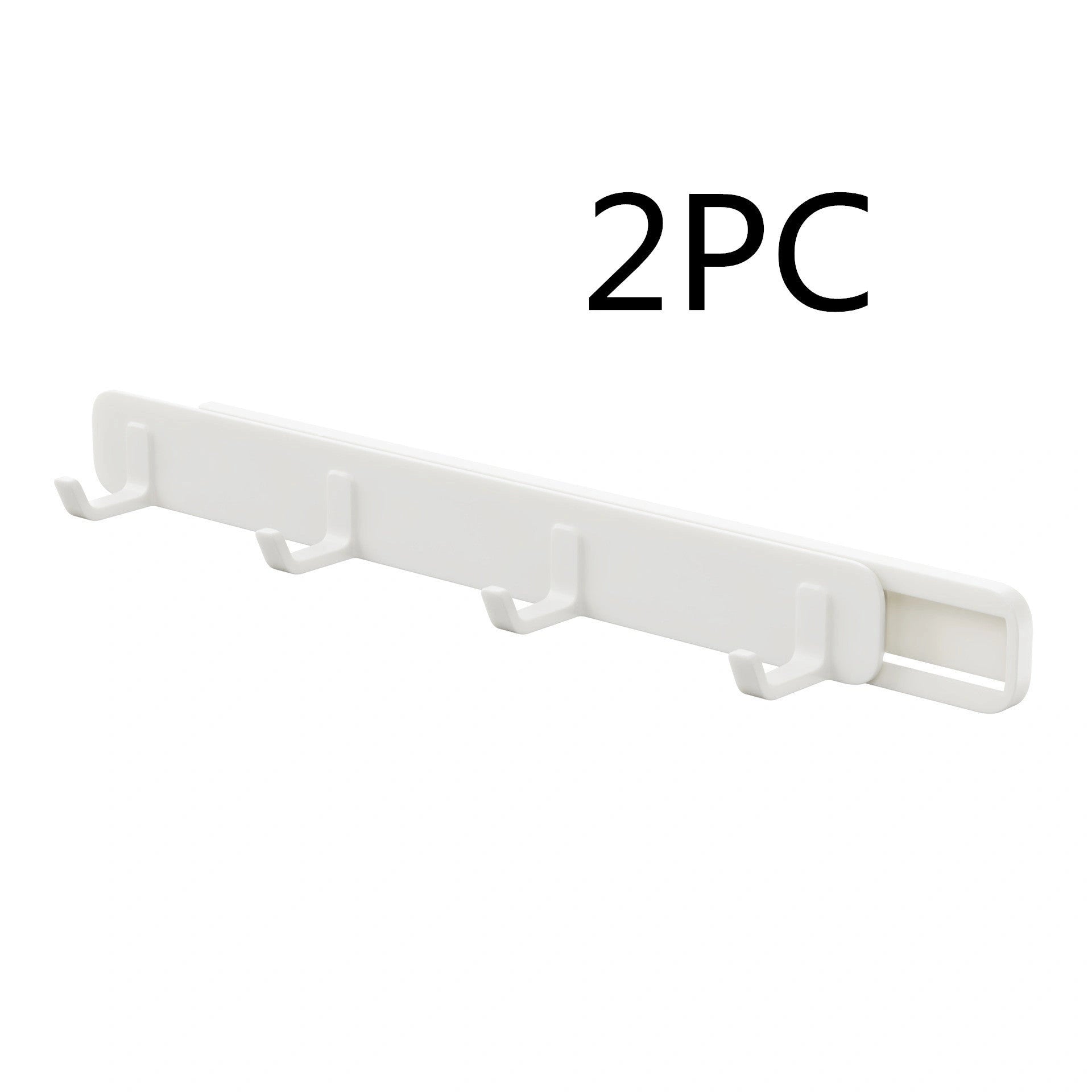 Four-row gap hook for kitchen and bathroom storage
