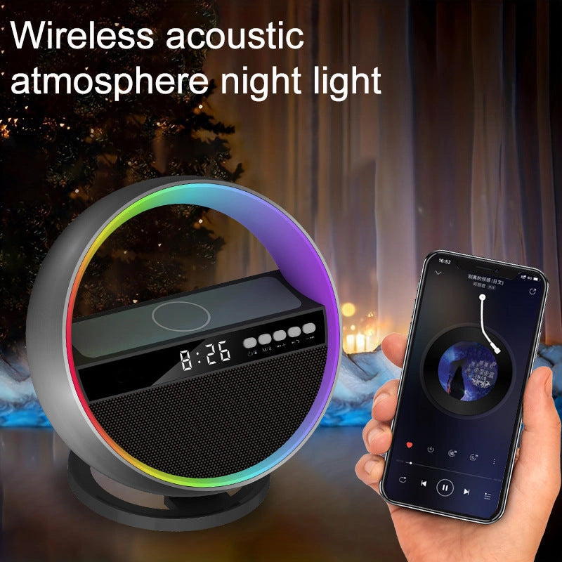 2024 Multifunction RGB Night Light with Wireless Charger and Bluetooth Speaker