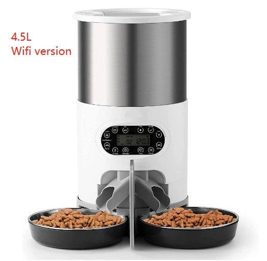 Smart APP Pet Feeder with Stainless Steel Bowl for Cats and Dogs