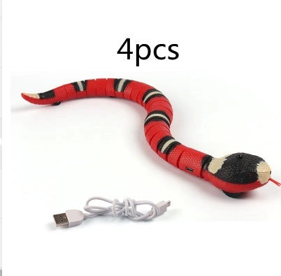 Smart Sensing Interactive Cat Toy with USB Rechargeable Feature