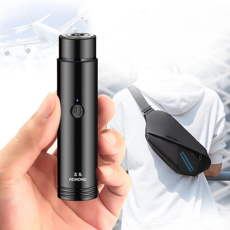 Mini Electric Shaver with Upgraded Double-Blade for Smooth Shaving