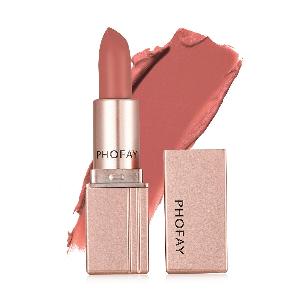 PHOFAY Matte Lipstick with long-lasting and waterproof features