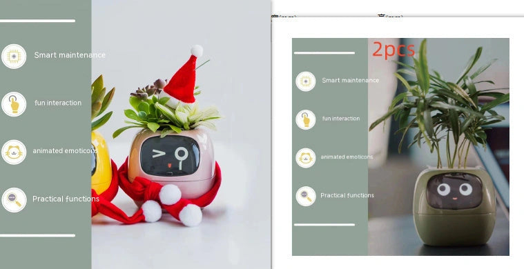 Smart Planter with 7 Sensors and AI for Easy Plant Care