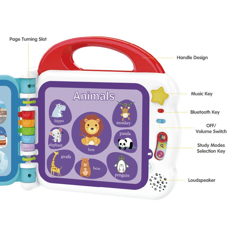 Educational English Kids Intelligent Book Learning Machine with Bluetooth