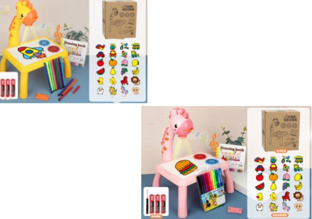 Children's Magnetic Projection Drawing Board with Music Function
