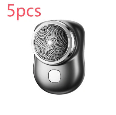 Mini Portable USB Rechargeable Electric Shaver for Men with 6600rpm Motor