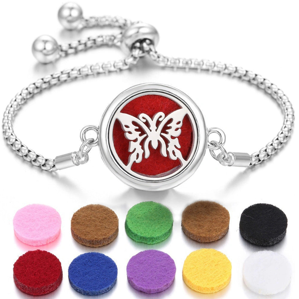 Stylish Aromatherapy Bracelet with Essential Oil Diffuser