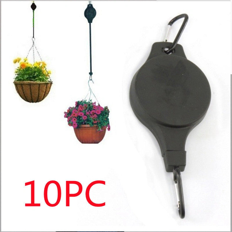 Detachable Hanging Basket Hook with 90CM Elastic Cord