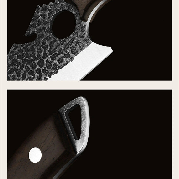 T6 Crocodile Multi-Function Kitchen Knife with Forged Steel Blade