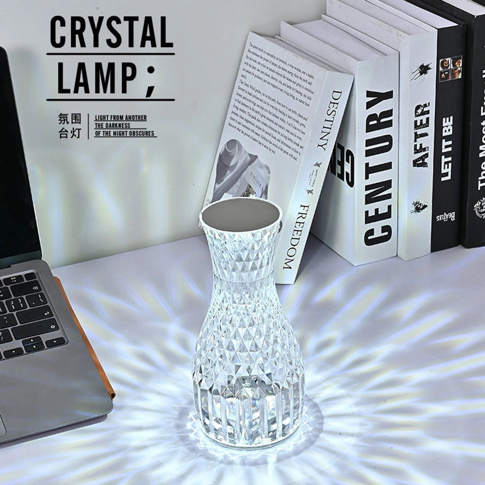Vase Shape Atmosphere Crystal Lamp with USB Charging and Remote Control