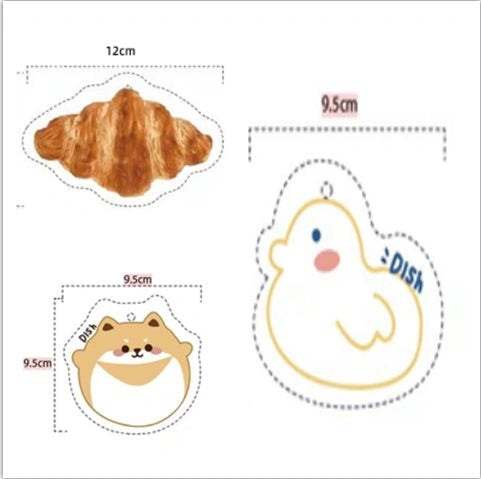 Bamboo fibre cartoon dish towel with strong water absorption