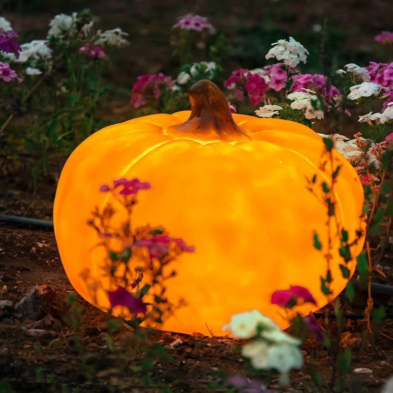Solar Pumpkin Lights for Outdoor Halloween Decorations