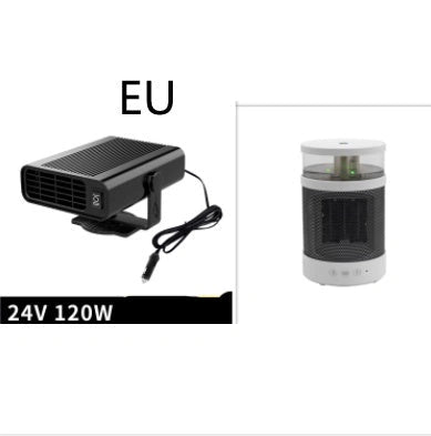 Universal Car Defrost Heater and Cooling Fan with 360-Degree Rotation
