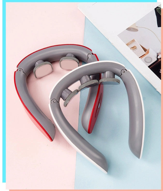 USB Charging Neck Massager with 6 Modes and 9 Strength Levels