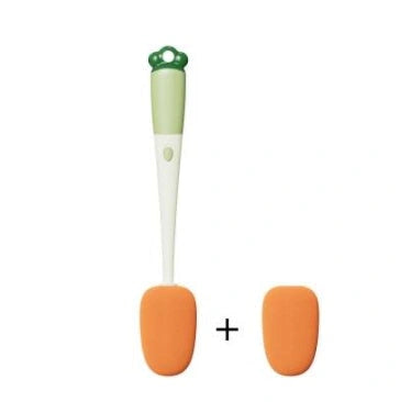 3-in-1 Multifunctional Cleaning Brush with Long Handle and Carrot Design