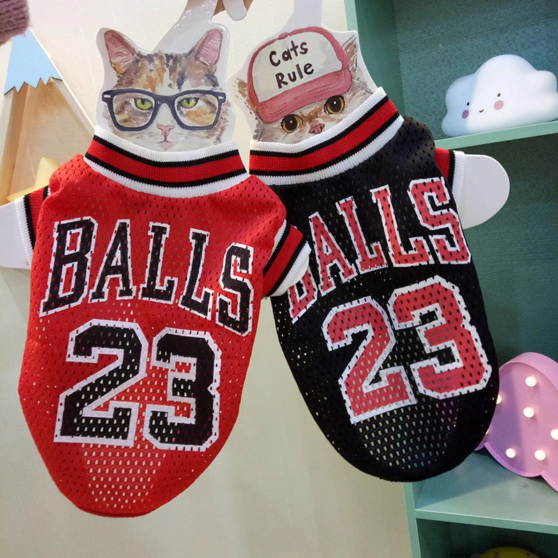 Dog Summer Teddy Vest - Breathable Polyester for Comfort