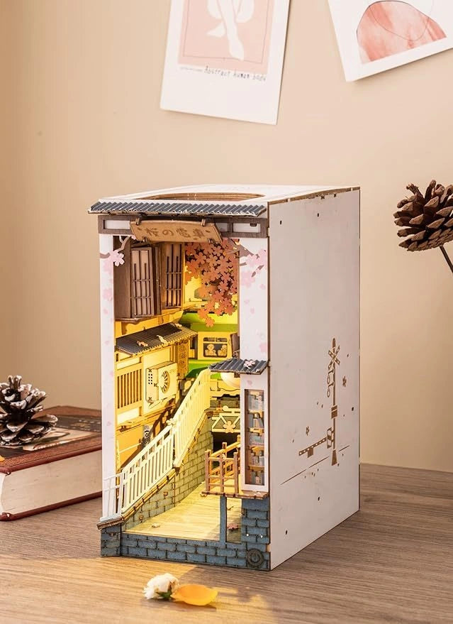 ROBOTIME Rolife DIY Book Nook Kit with LED Light