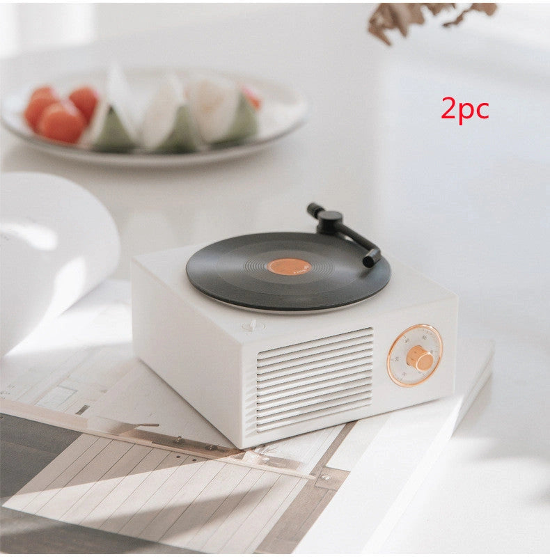 Retro Bluetooth Mini Speaker with USB Port