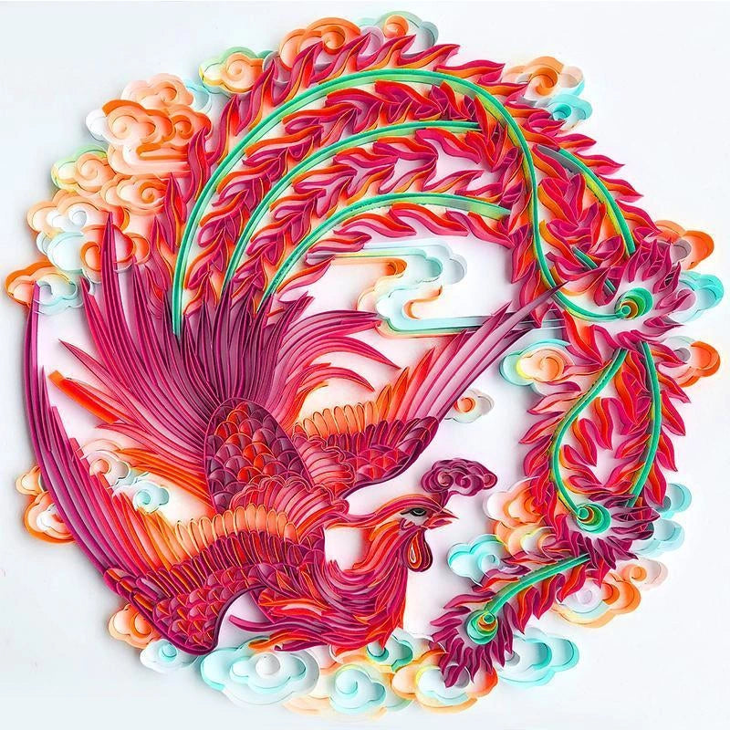 Handmade Quilted Paper Painting Craft Kit with Custom Designs