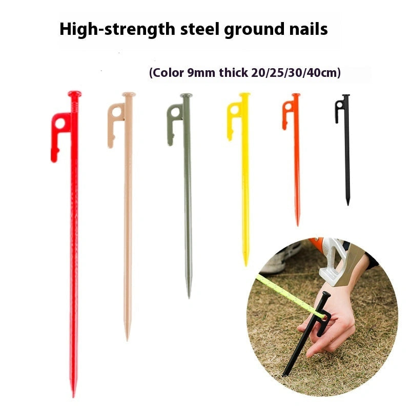 Sturdy Steel Camping Peg for Secure Tent Pitching