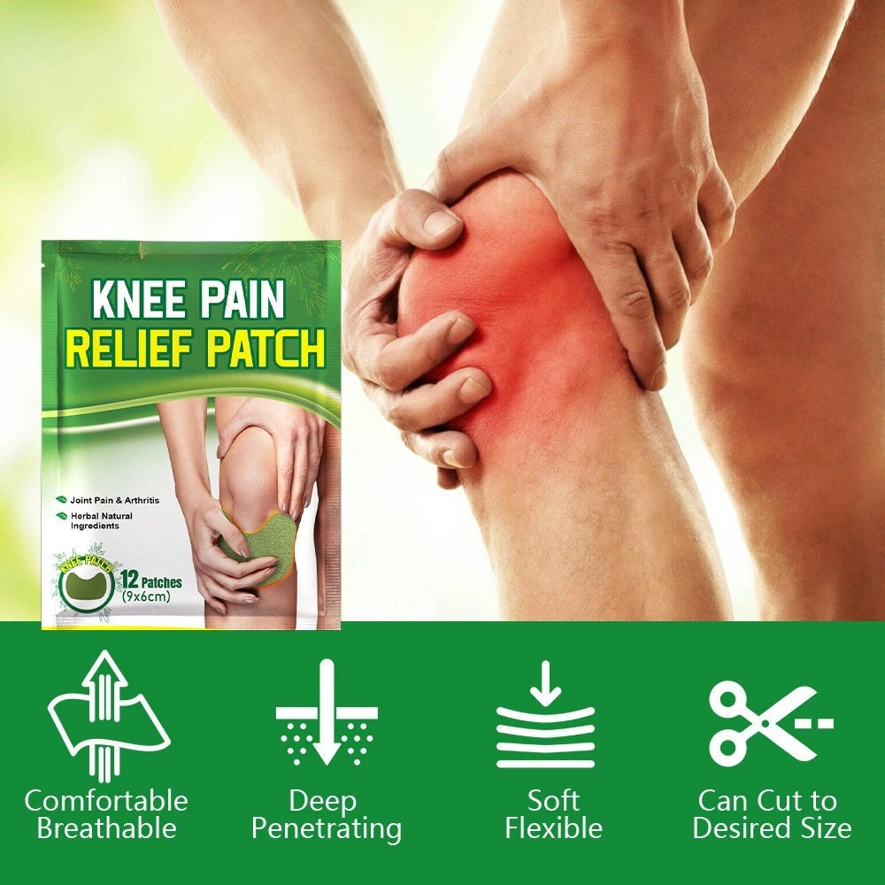 Argy Wormwood Knee Plaster with Self-heating Analgesic for Joint Care