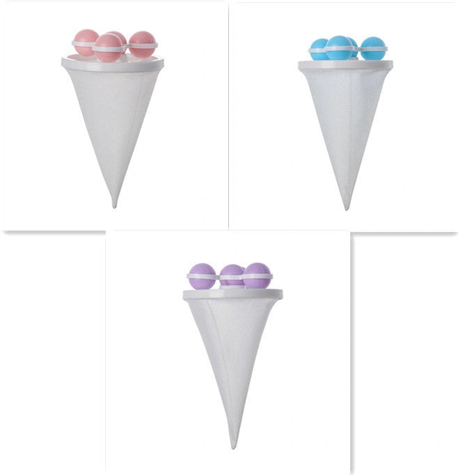 Gyroscopic Washing Machine Filter Pouch for Hair and Lint Removal