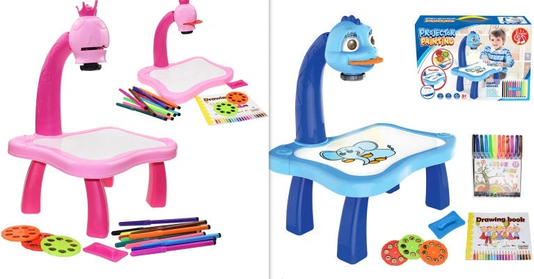Children's Magnetic Projection Drawing Board with Music Function