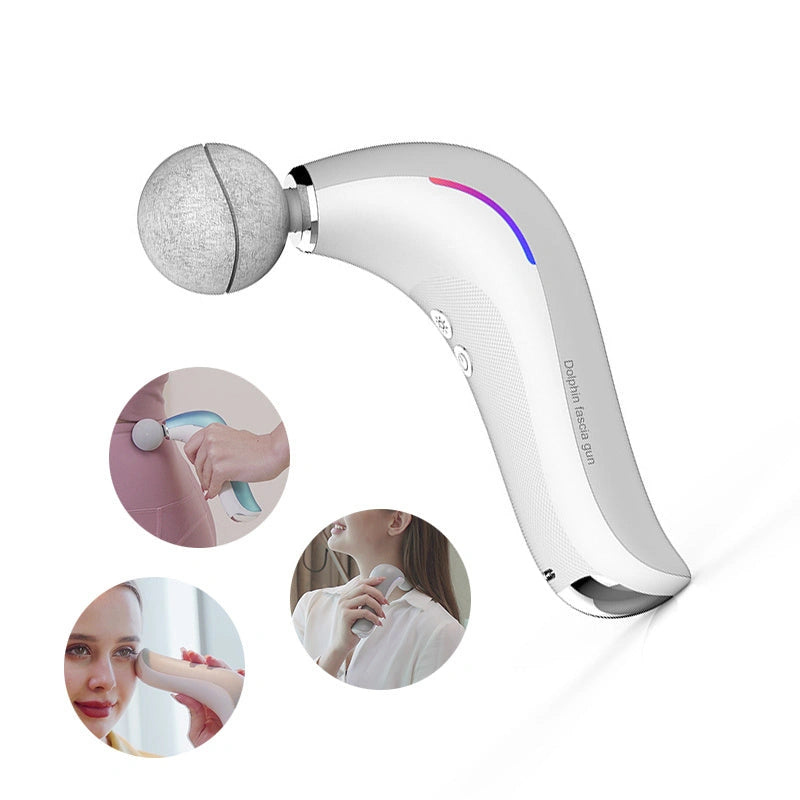 Electric Massage Gun with LCD Display and 3 Interchangeable Heads
