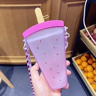 Anti-drop Watermelon Ice Cream Net Celebrity Kettle for Children with 360° Sealing