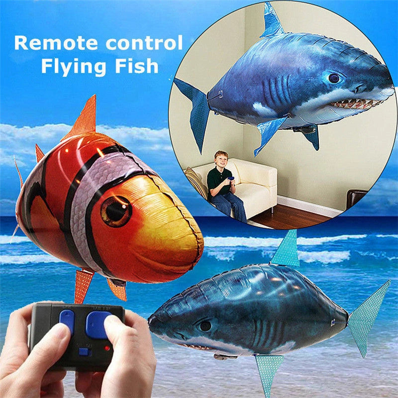 Remote Control Shark Toys Air Swimming Fish with Infrared RC Technology