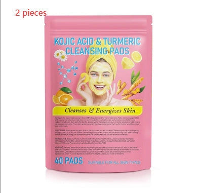 Turmeric Kojic Acid Cleansing Pads for Radiant Skin