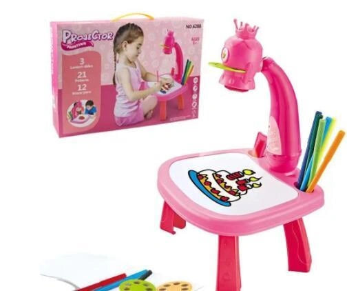 Children's Magnetic Projection Drawing Board with Music Function