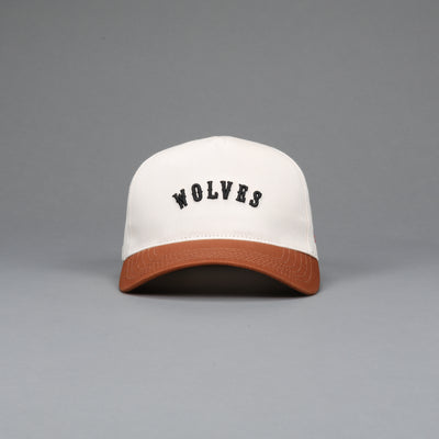 Heritage 5 Panel Hat in Cream/Canyon Brown