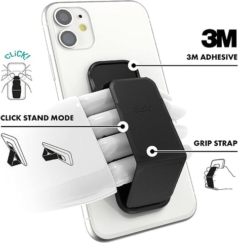 CLCKR Richmond Finch Phone Grip Holder and Expanding Stand iPhone 14/13/12, Samsung S22 and More