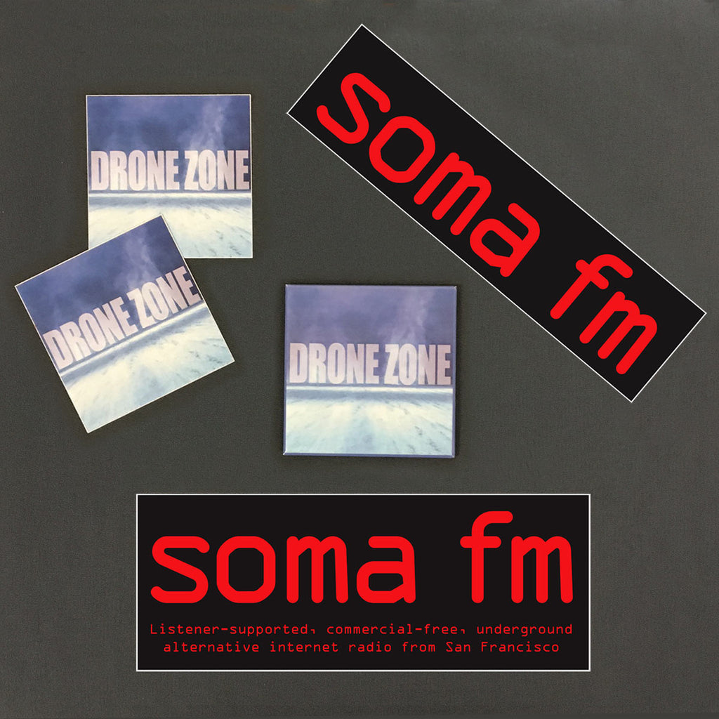 Drone Zone Fridge Magnet Pack SomaFM