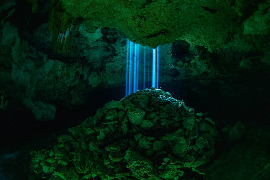 Frank Belvin Cenote Light Rays 