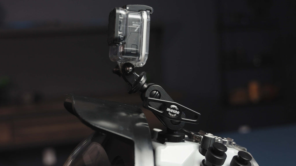 ball mount for gopro to attach to an ikelite underwater housing