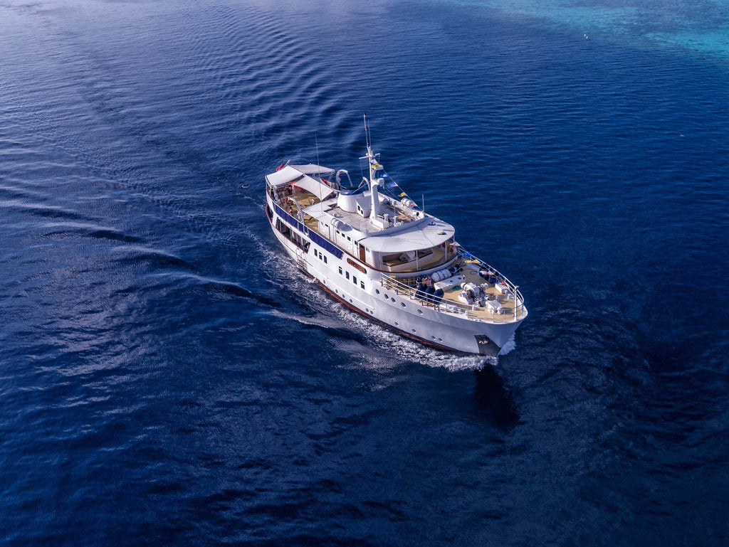 liveaboard drone image