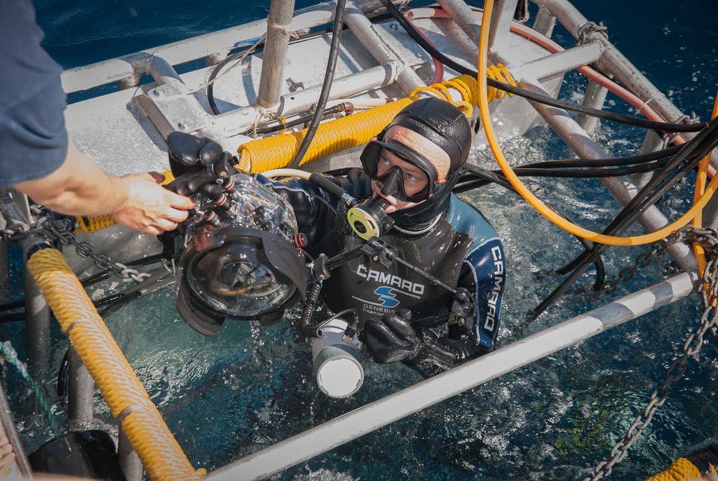 Steve Miller Diver with Camera