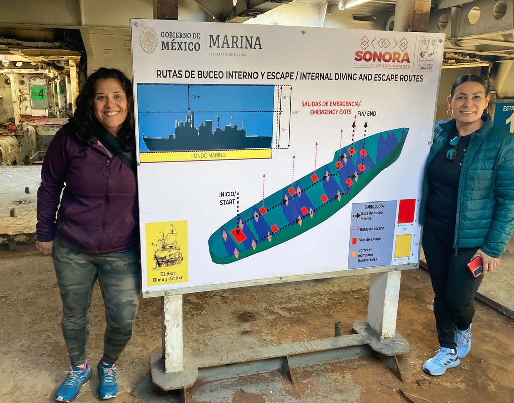 Tonia Foster & Feliza Rios lead the santos sinking project